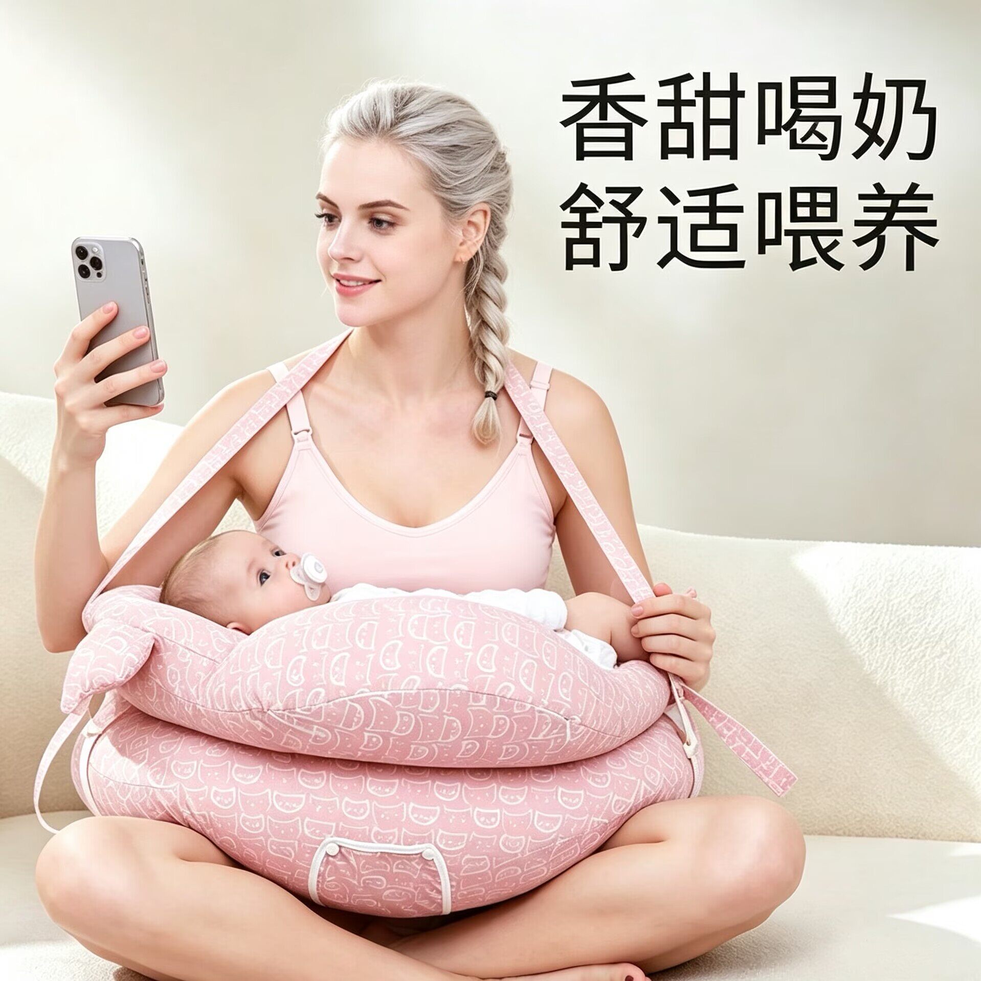 喂奶枕神器哺乳枕头婴儿母乳妈妈抱娃新生儿孕妇宝宝月子托防吐奶