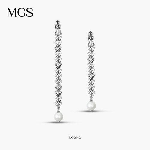 MGS/曼古银S925银珍珠耳饰