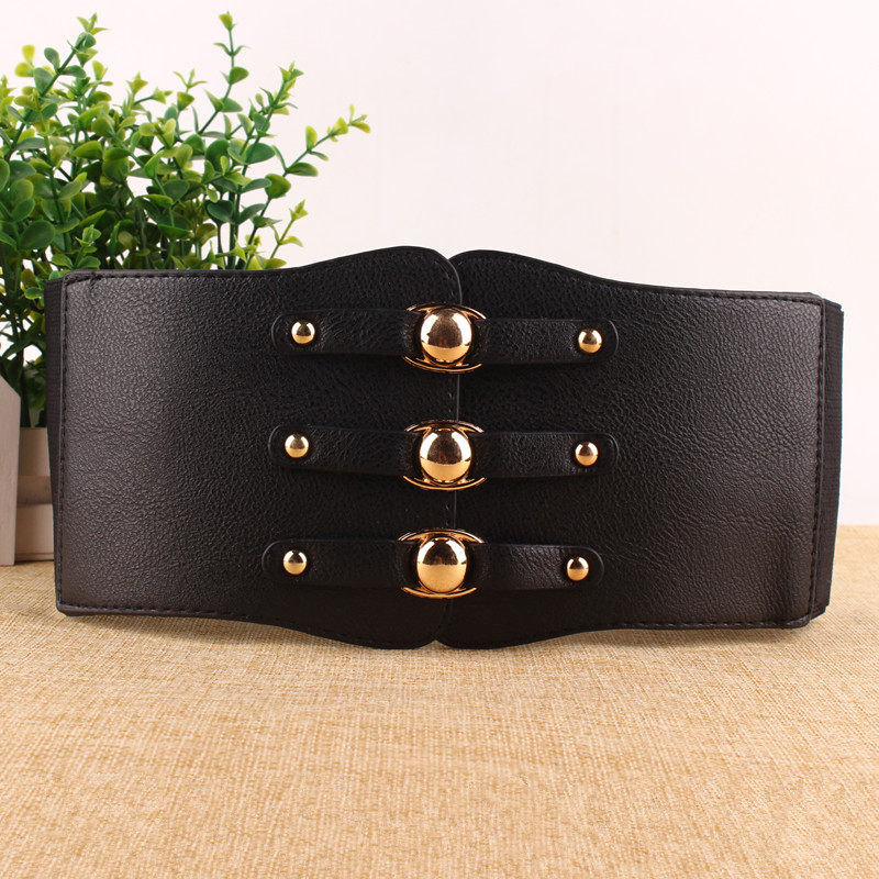 lady Europe and America Super wide fashion decorate Girdle Orange Elastic waistband Ladies Simplicity Wild skirt belt Accessoriesin the Accessories/Leather belt/Hat/Muffler , Belt/Leather belt/Yaolian  category - from Buy2taobao.com to provide professional Taobao agent buy service