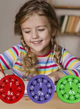 跨境MATH FIDGET SPINNERS数学指尖陀螺加减乘除骰子教学启蒙玩具