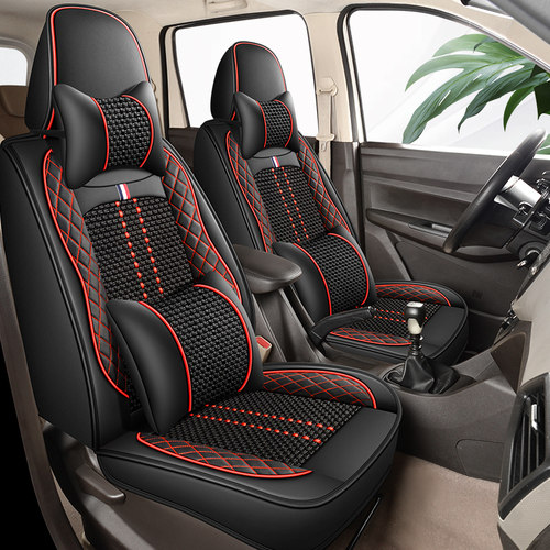 港版2023款日產ELGRAND七座冰丝四季通用全包围透气布艺汽车座套