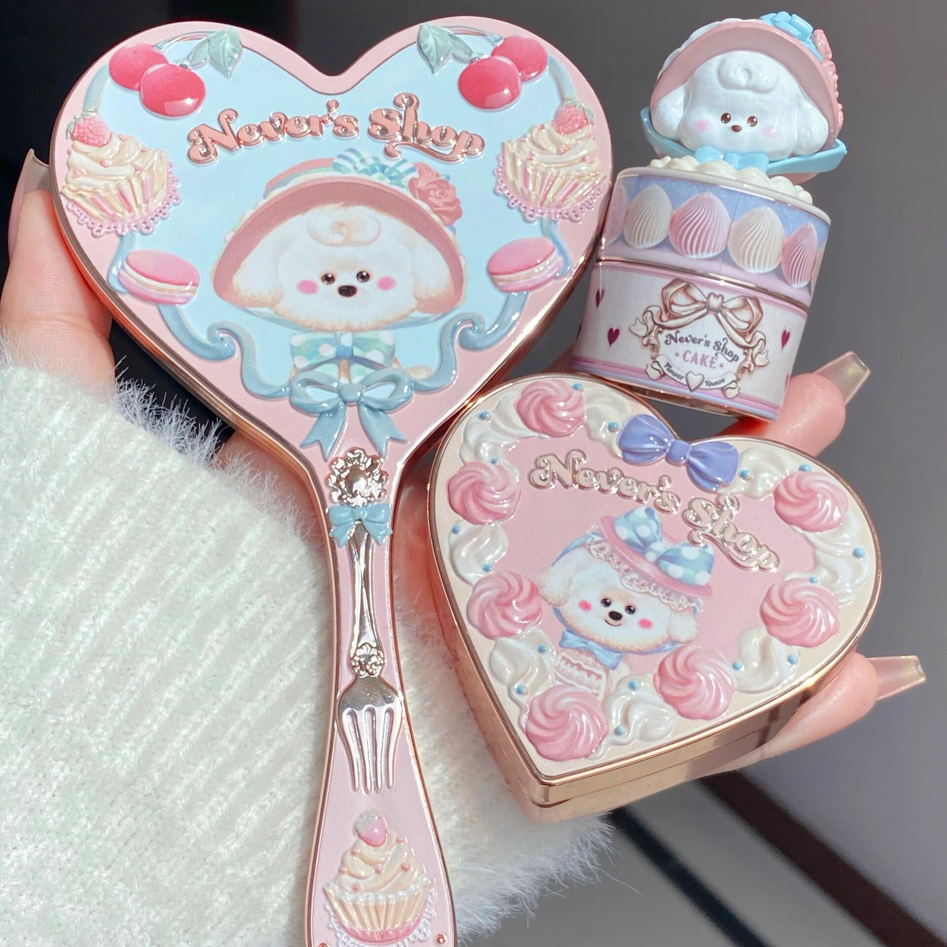 花知晓奈娃小铺系列唇泥眼影腮红