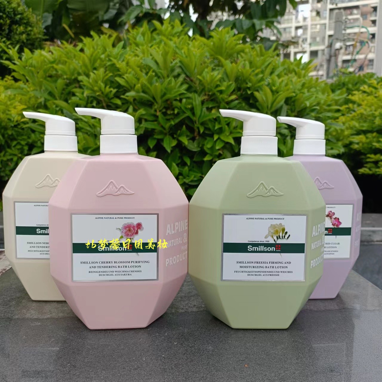 丝密生小苍兰弹润水嫩沐浴露1000ml 蝴蝶兰亮肤樱花净嫩橙花水润