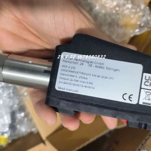 BUHLER PT771-250-2S-K压力开关  Technologies GmbH MDF-2-250