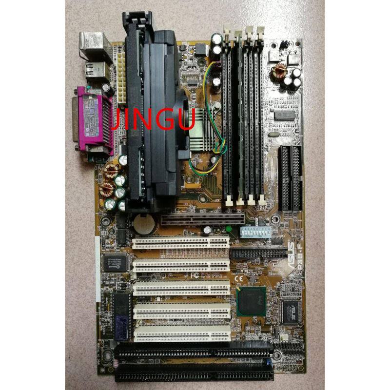 P3B-F双ISA槽5个PCI槽，拆机，送CPU和内存