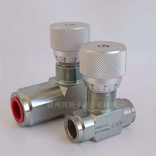 STB 液压油缸马达节流阀 调速阀 STB-G1/4 STB-G3/8 STB-G1/2