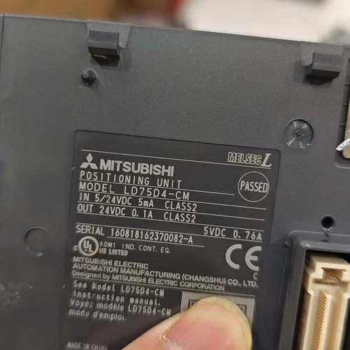 PLC定位单元 LD75D4-CM，拆机，输入5/2