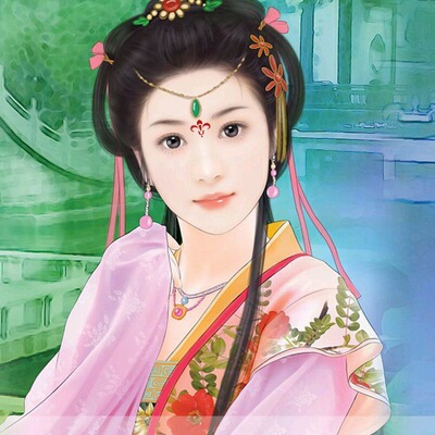 儿童配饰中国风古装旗袍汉服