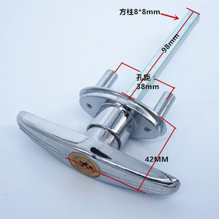 锁 车车库门翻库全铜 锁门锁库十字锁执手锁 板车锁芯