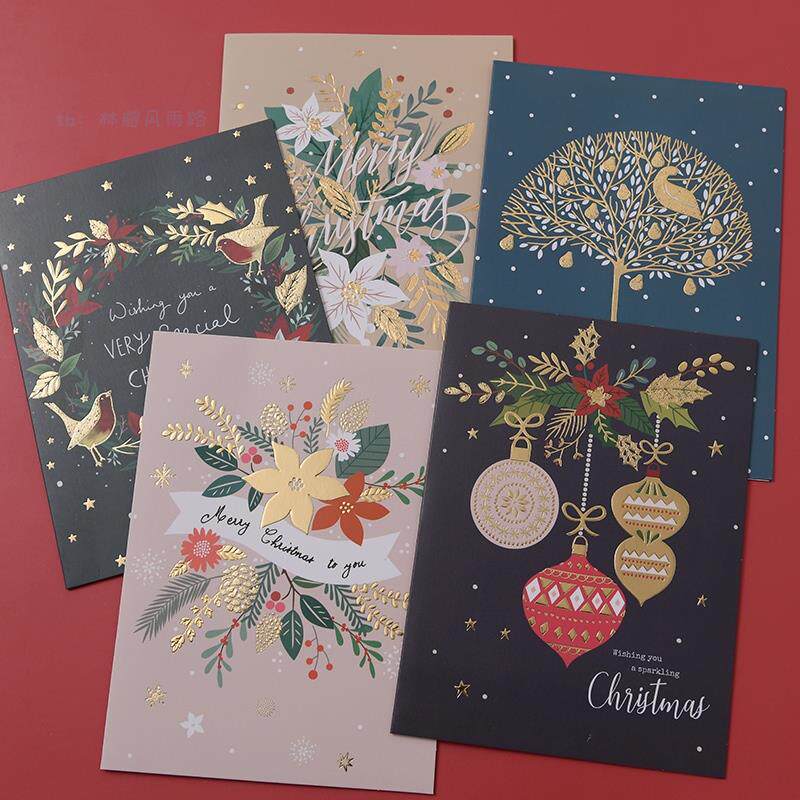 large christmas cards business wish card卡圣诞立体创意