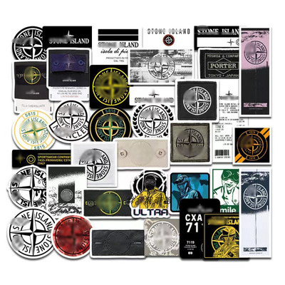 36PCS Hypebeast Decals Stone land stickers潮牌贴纸