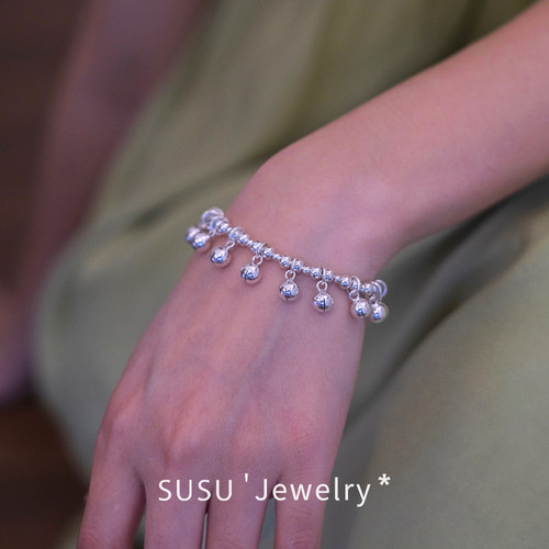 原创响铃铛流苏波西米亚风手链