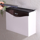 防水卫生纸盒浴室草纸盒 卫生间厕纸盒厕所纸巾盒免打孔塑料壁挂式