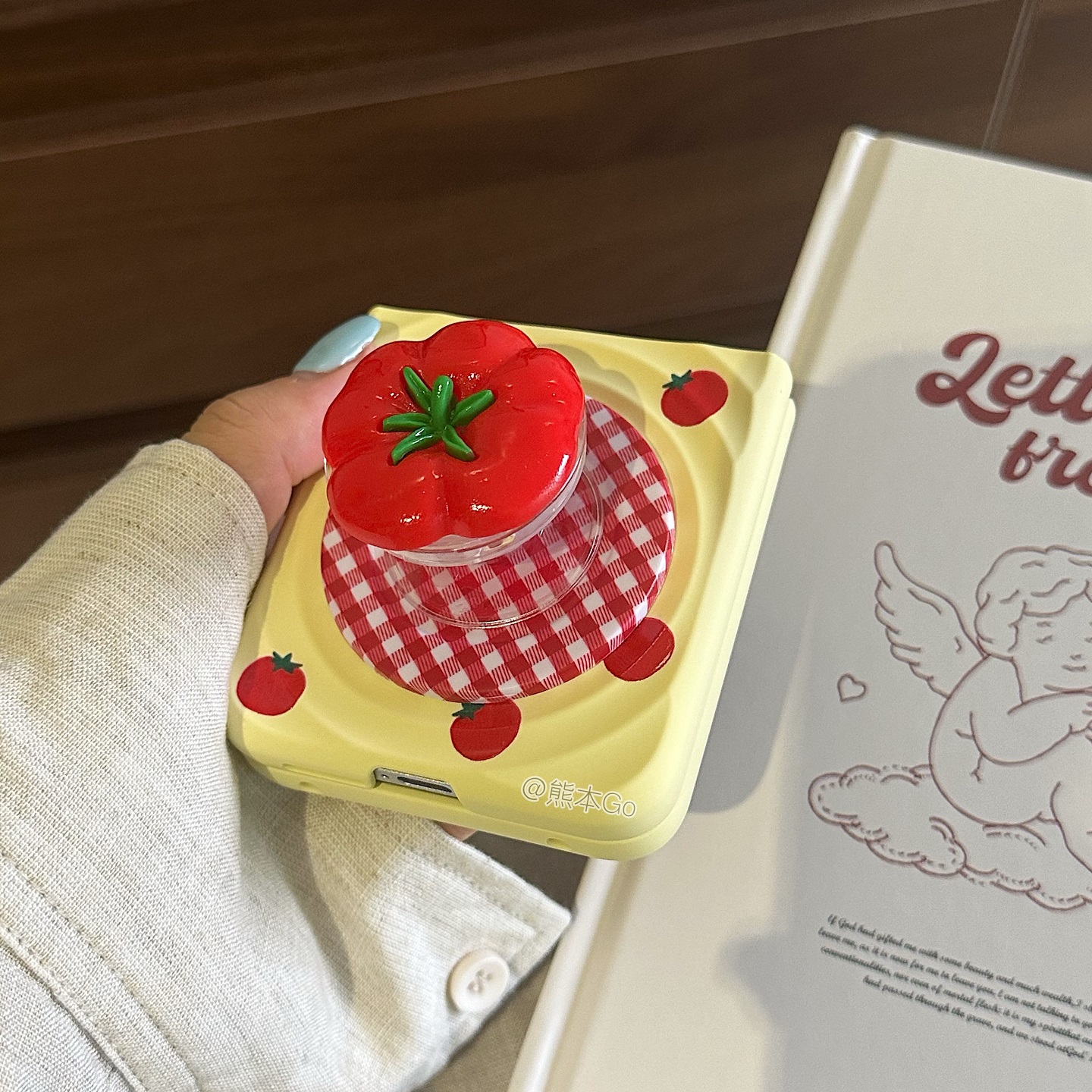 可爱磁吸支架小米mixflip2手机壳