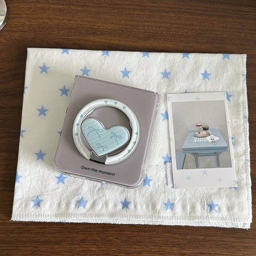 简约烟灰紫小米Mixflip磁吸硬壳