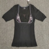 正品 托胸衣束身收腹收腰收肚子塑形塑身上衣 紫秀9916磁疗紧身短袖