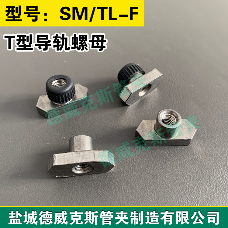304/316L不锈钢T型导轨螺