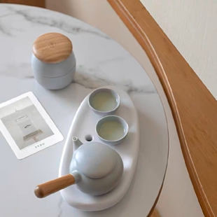 全季酒店功夫茶具家用办公室会客一体同款原装正品整套茶杯茶叶罐