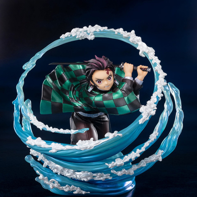 日本万代正版鬼灭之刃灶门炭治郎水之呼吸日之呼吸祢豆子手办礼物