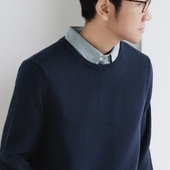 Arba设计K23 春秋冬轻奢美利奴羊毛羊绒调温干爽天然防臭机能毛衣