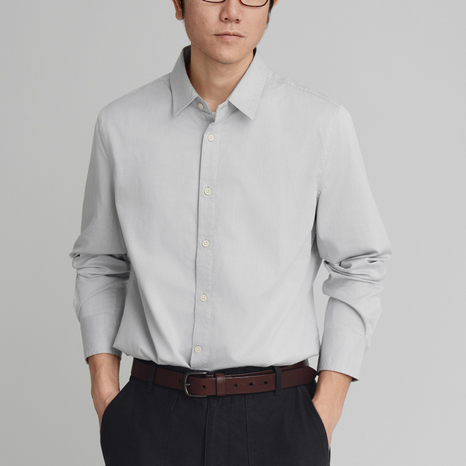 ARBA静奢轻通勤免烫抗皱衬衫