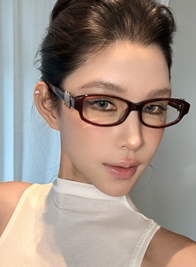 个性新款百搭简约潮网红黑框眼镜
