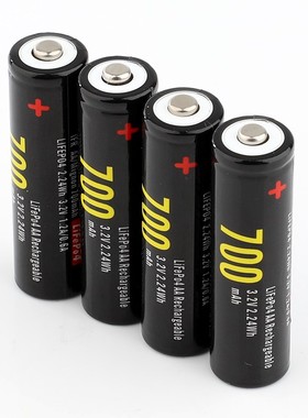 Soshine磷酸铁锂5号充电电池14500电压3.2V大容量700毫安充电器