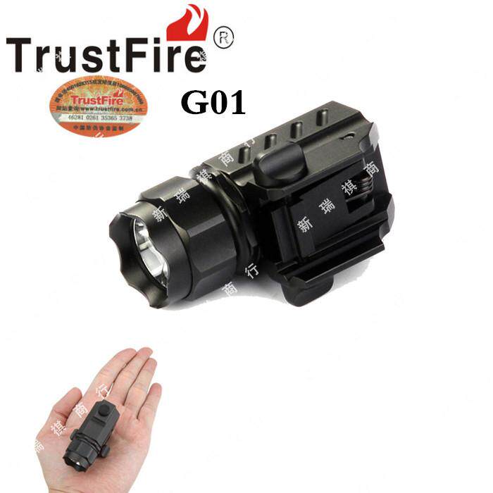 TrustFire原装300流明带20MM卡扣G01手电筒R5 LED灯CR2/15270电池