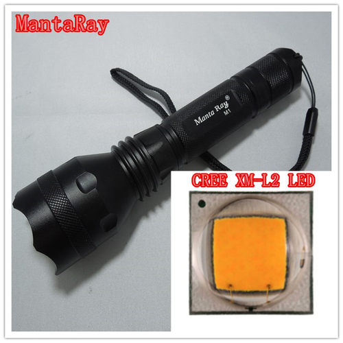 cree18650骑行照明强光手电筒