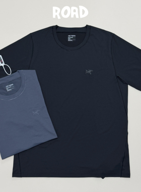 始祖鸟Arc'teryx Cormac logo男子速干轻薄华夫格鸟标短袖T恤