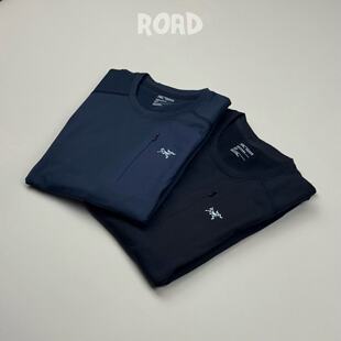 始祖鸟Arc'teryx Rho Lt Zip男子圆领半拉链速干微绒保暖长袖卫衣