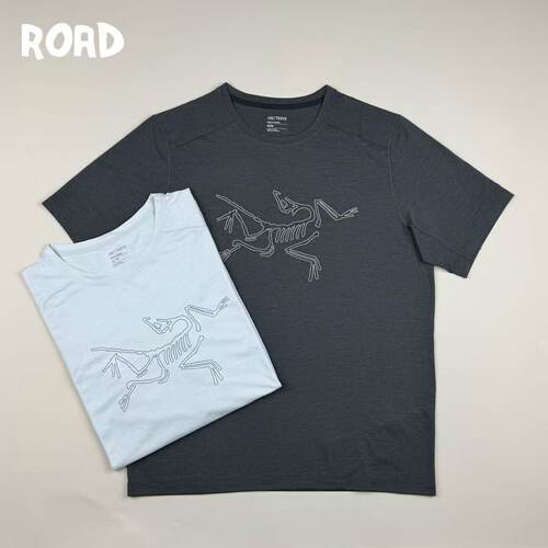 始祖鸟Arc'teryx  Cormac logo图案男子圆领速干短袖T恤