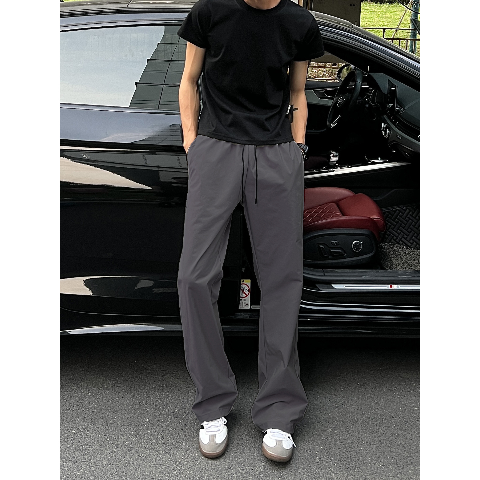 xiaji弹力薄款休闲运动裤西裤501-1-K797-P3859，男装西裤，星座501-1