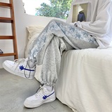 卡通印花休闲卫裤男501-1，男装休闲裤，星座501-1