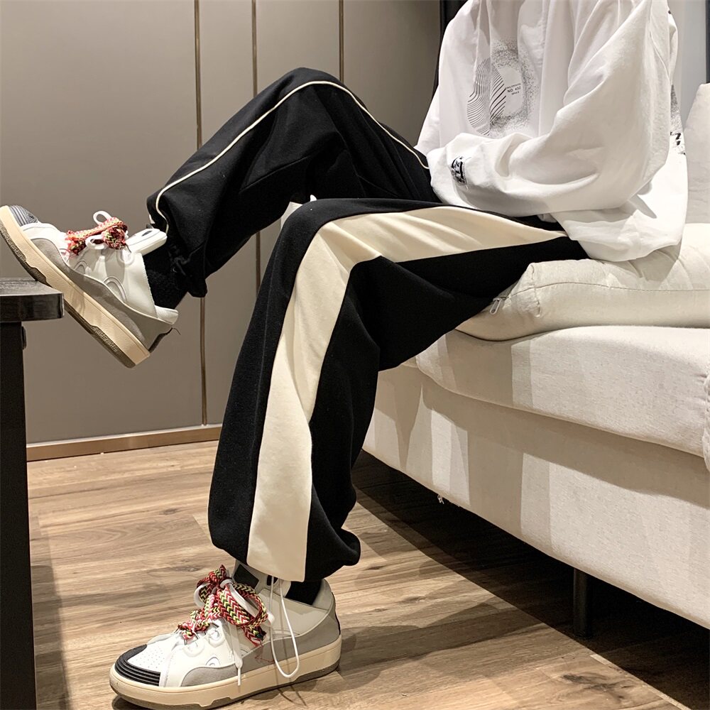2022拼色休闲运动卫裤501-1-4558,男装休闲裤,星座501-1
