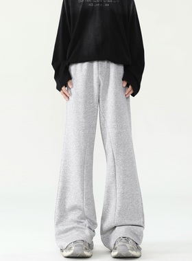 2024 微喇叭拼接休闲卫裤1  501-1-K2491-特P38