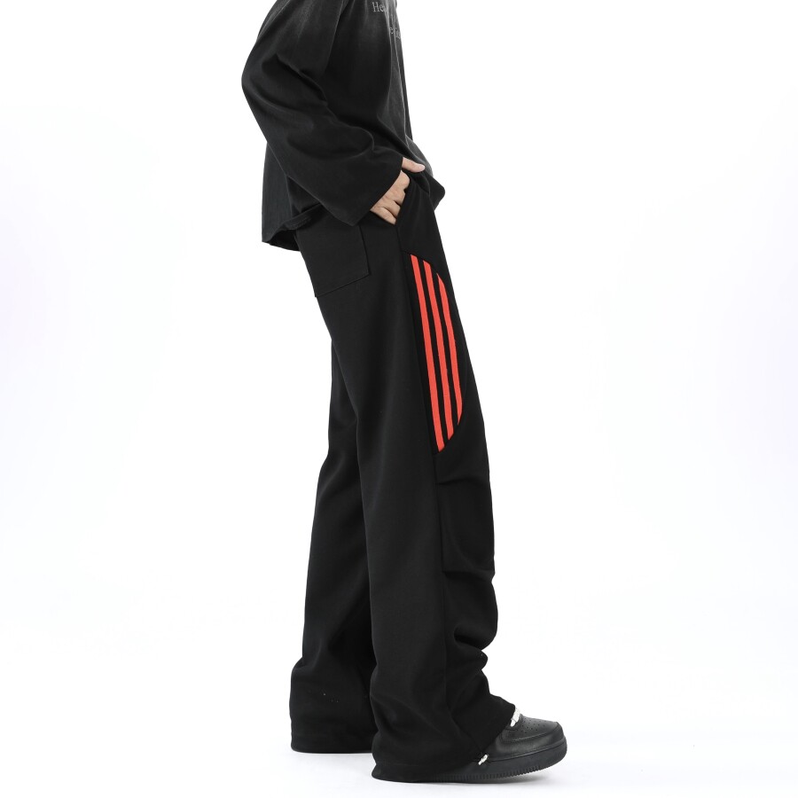拼接条纹休闲卫裤2501-1-Y1016-P4579,男装休闲裤,星座501-1