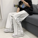 夏季抽绳编制休闲运动裤501-1-K293-P55控价69，男装休闲裤，星座501-1