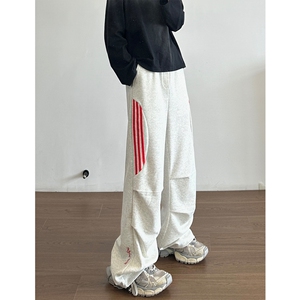 潮牌拼色条纹休闲卫裤2  501-1-Y1016-P45  79图片