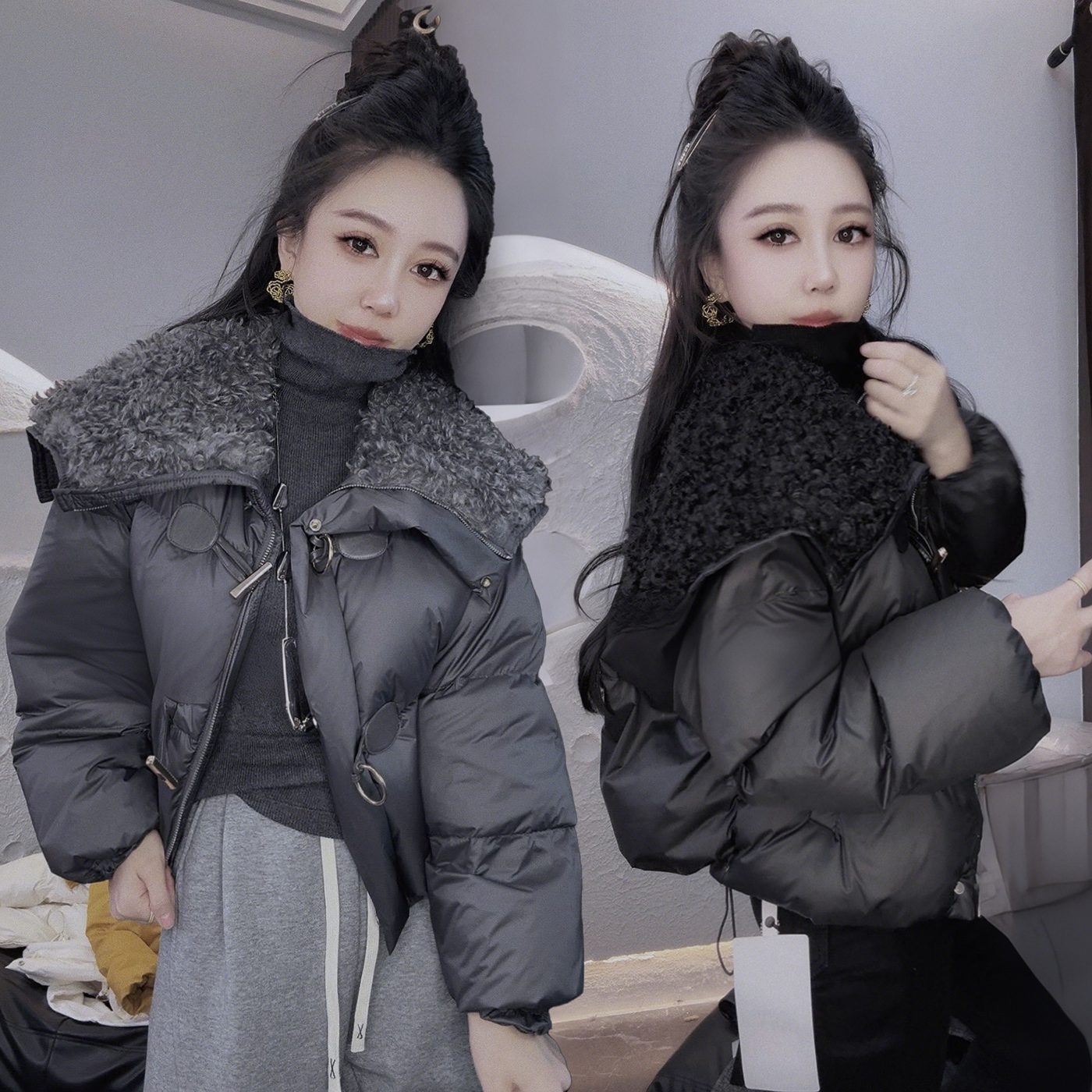 2025冬季新款时尚韩版短款加厚棉服女外套保暖棉衣面包服洋气棉袄,女装/女士精品,棉衣/棉服,淘宝优惠券,粉丝福利购,淘宝优惠卷