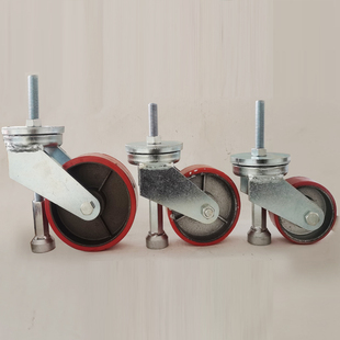 带支撑脚重型丝杆压力轴承定制机械轮万向轮大承重加厚支架脚轮