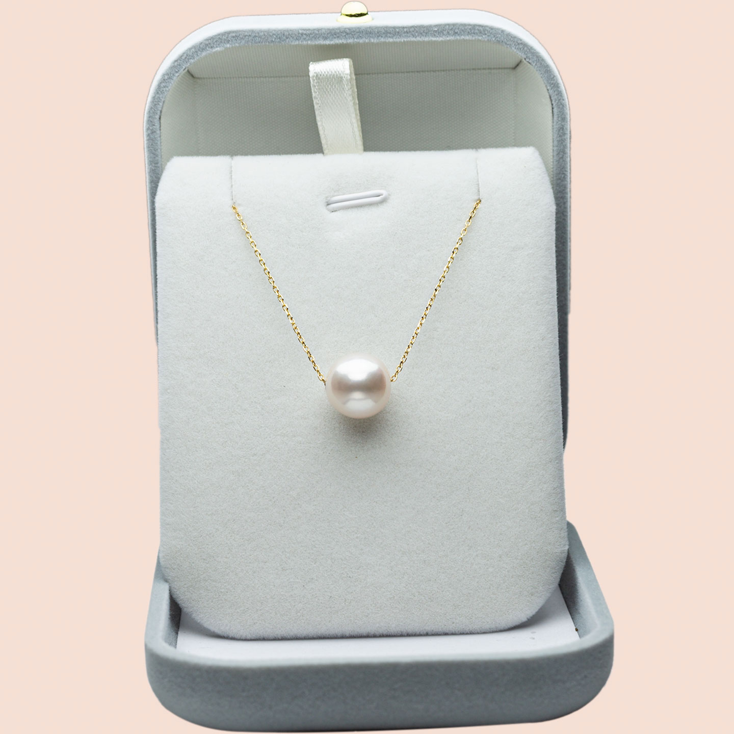 蜀山珠宝珍珠项链女天然淡水珍珠