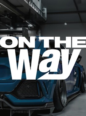 Wayv威神V汽车车贴On The Way演唱会车身玻璃后窗镂空装饰贴纸