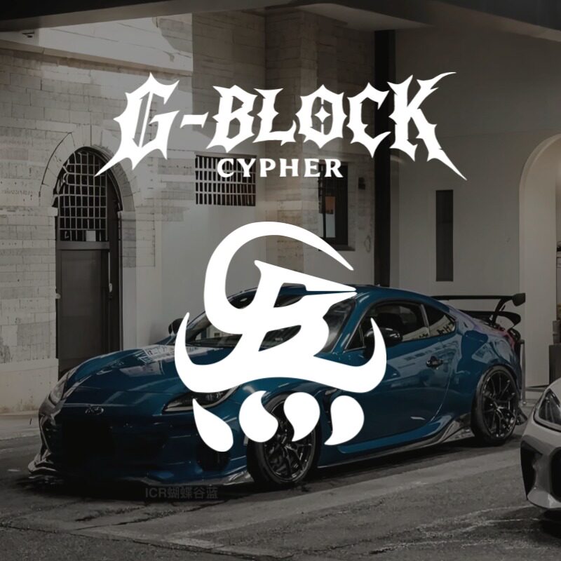 GBLOCK 炁汽车车贴西部洛克CYPHER GAI周廷专辑箱包进口装饰贴纸图片
