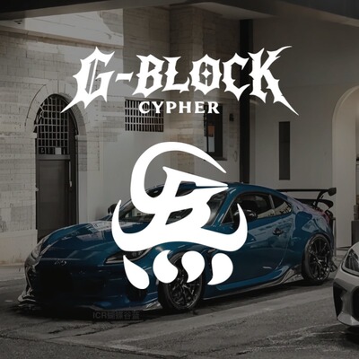 GBLOCK 炁汽车车贴西部洛克CYPHER GAI周廷专辑箱包进口装饰贴纸