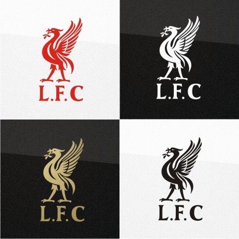 摩托电动汽车贴纸 反光球队利物浦 利弗鸟车门油箱电脑贴防水防晒