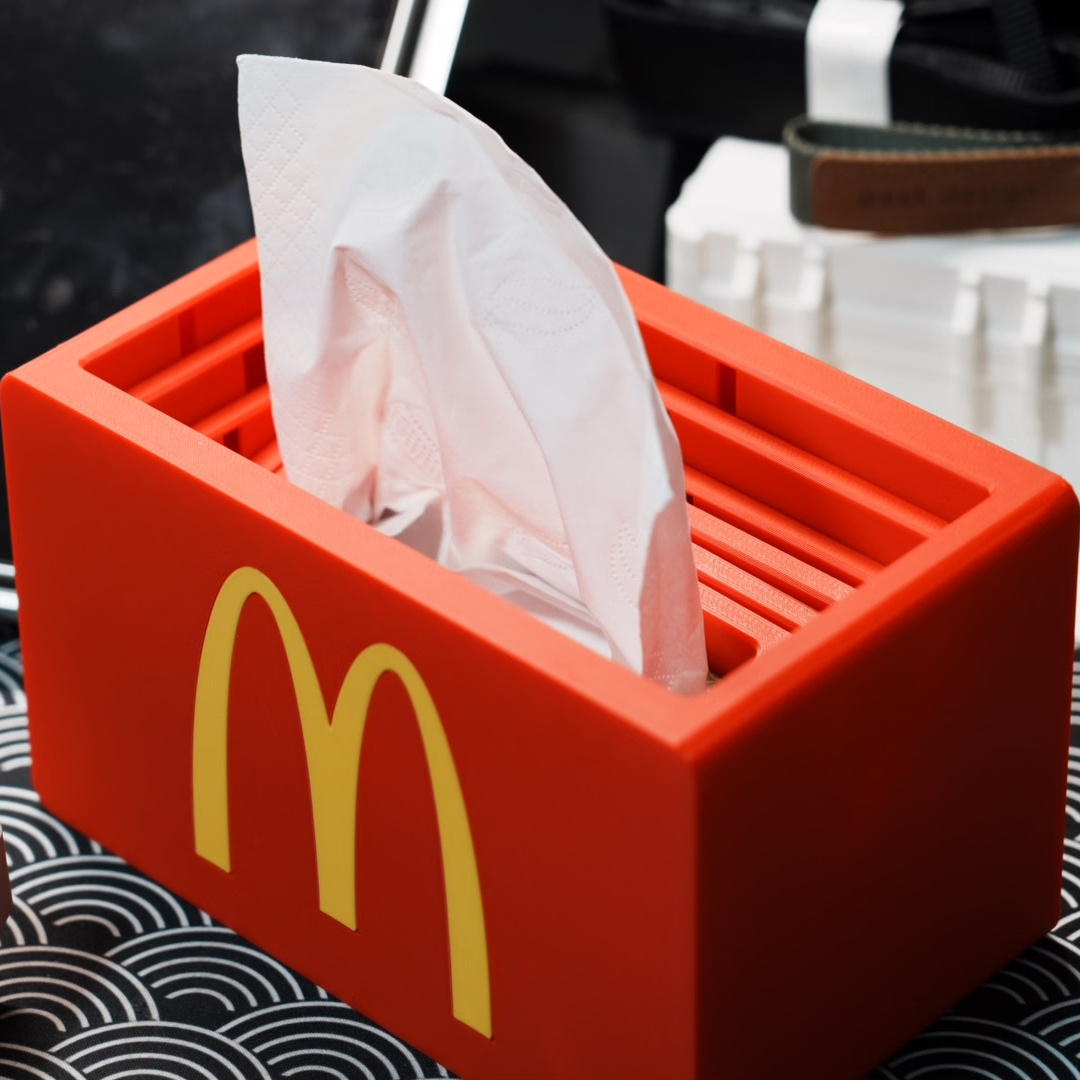 3D打印麦当劳周边抽纸盒