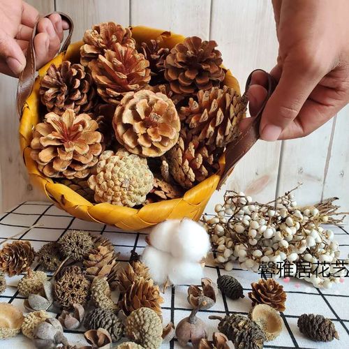 网红ins装饰幼儿园手工干花