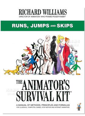 【现货】动画师的生存工具包：跑、跳、跃 The Animator’s Survival Kit: Runs Jumps and Skips 英文原版进口艺术图书籍