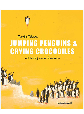 【现货】跳企鹅和哭鳄鱼 Jumping Penguins & Crying Crocodiles 精装儿童艺术绘本 Lemniscaat出版社书籍进口原版